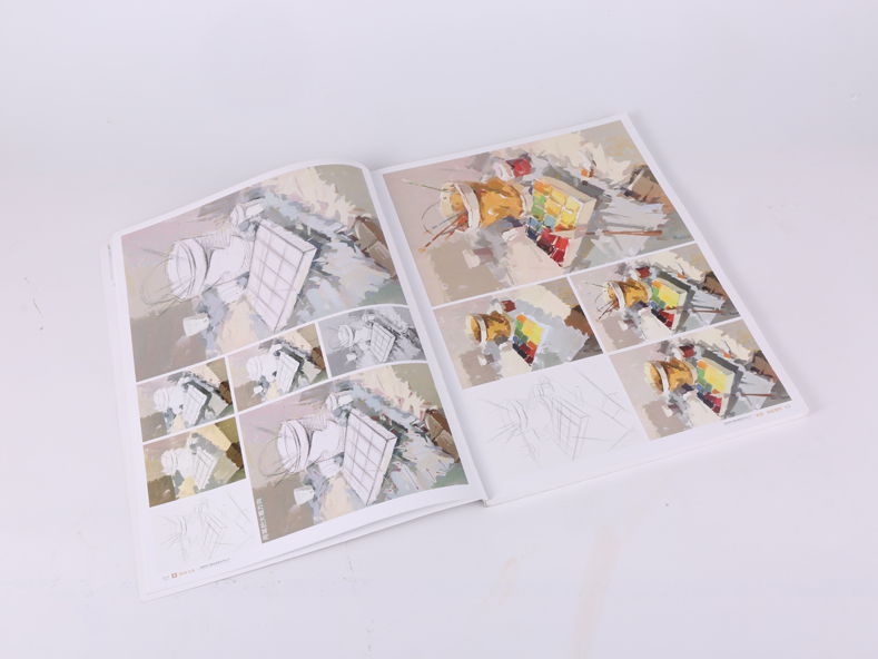 素描膠裝書